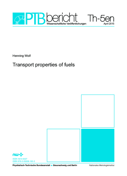 Transport properties of fuels