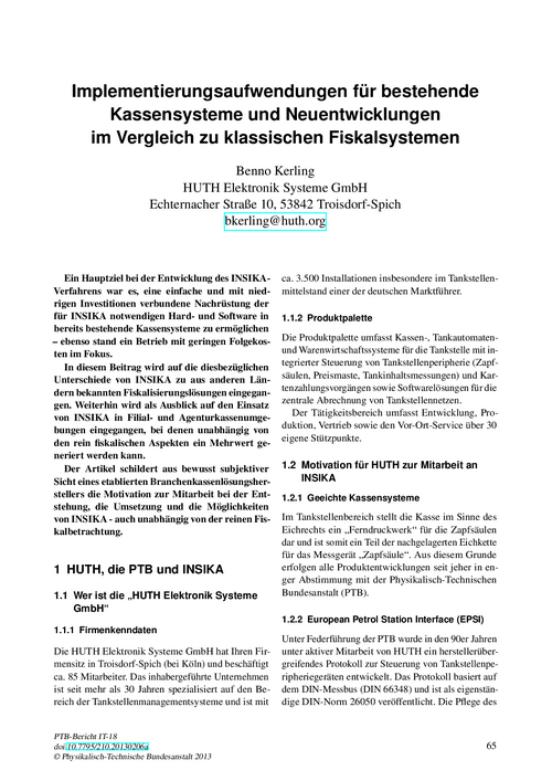 Implementierungsaufwendungen für bestehende Kassensysteme und Neuentwicklungen im Vergleich zu klassischen Fiskalsystemen