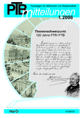 120 Jahre PTR/PTB, 120 Jahre Physikalisch-Technische Bundesanstalt - ein Jubiläum Die Gründung der PTR und die Schlüsselrolle von Werner Siemens Vom Messfehler zur Messunsicherheit - Eine subjektive Retrospektive in die Entwicklung der Verfahrensweisen über die Zeit zwischen 1955 und 1980 aus der Sicht eines Atomphysikers