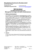 MID-Merkblatt für Maßverkörperungen und Messgeräte für Längen und deren Kombinationen. Stand: 2.4.2009