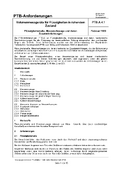 PTB-Anforderungen PTB-A 4.1 „Volumenmessgeräte für Flüssigkeiten in ruhendem Zustand. Flüssigkeitsmaße, Messwerkzeuge und deren Zusatzeinrichtungen“. Ausgabe Februar 1989