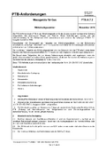 PTB-Anforderungen PTB-A 7.2 „Messgeräte für Gas. Wirkdruckgaszähler“. Ausgabe November  2010