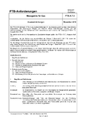 PTB-Anforderungen PTB-A 7.3 „Messgeräte für Gas. Zusatzeinrichtungen. Ausgabe November 2010