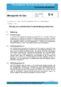 Technische Richtlinien. G 4 Messgeräte für Gas; Eichung von mechanischen Zustands-Mengenumwertern. Ausgabe 09/2003