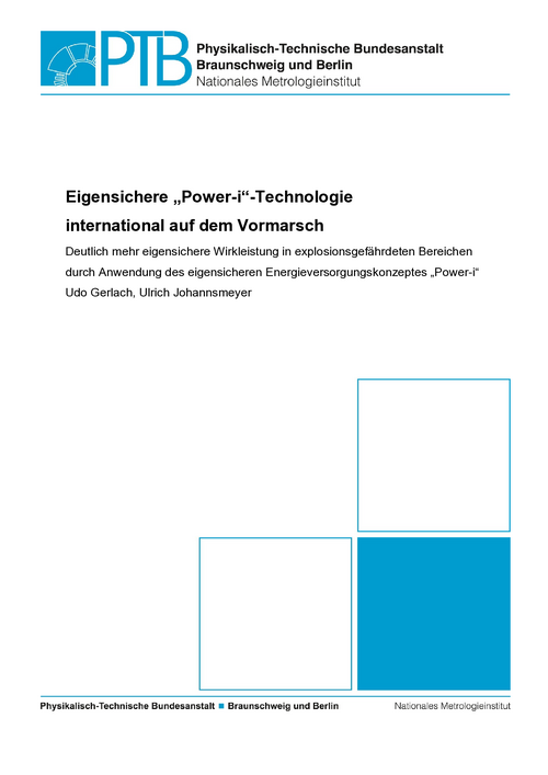 Eigensichere "Power-i"-Technologie international auf dem Vormarsch