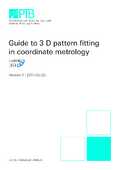 Guide to the 3 D pattern fitting in coordinate metrology