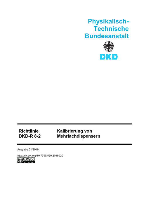 Kalibrierung von Mehrfachdispensern : Richtlinie DKD-R 8-2