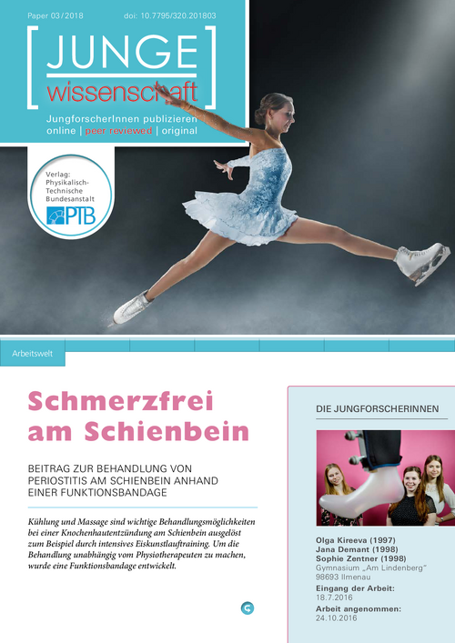 Schmerzfrei am Schienbein, Beitrag zur Behandlung von Periostitis am Schienbein anhand einer Funktionsbandage