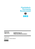 Kalibrierung von Widerstandsthermometern : Richtlinie DKD-R 5-1