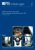 Experimente für das neue Internationale Einheitensystem (SI), 2. Auflage 07 / 2018