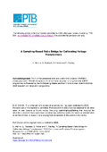 A Sampling-Based Ratio Bridge for Calibrating Voltage Transformers