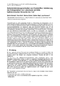 Selbstentzündungsverhalten von Feststoffen: Validierung der Extrapolation von Labortests mit Hilfe halbtechnischer Versuche bis 1 m³