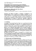 Zündgefahren bei Annäherung elektrostatisch aufgeladener Flüssigkeitsoberflächen an metallische geerdete Einbauten im leitfähigen Behälter