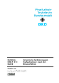 Dynamische Kalibrierung von Kraftaufnehmern nach dem Sinusverfahren : Richtlinie DKD-R 3-10 Blatt 2