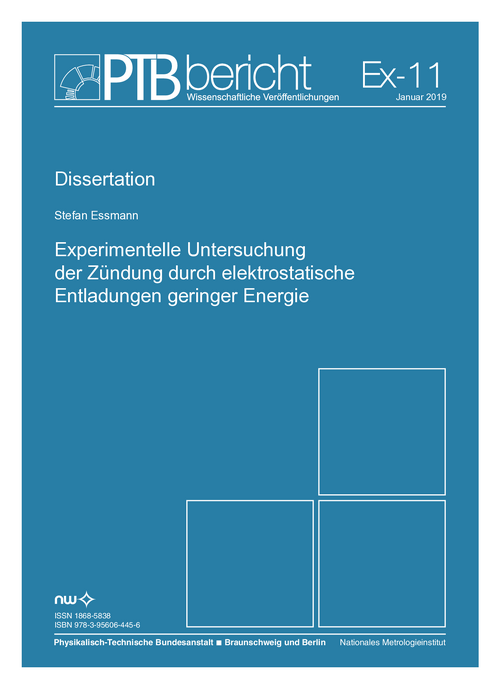 Experimentelle Untersuchung der Zündung durch elektrostatische Entladungen geringer Energie