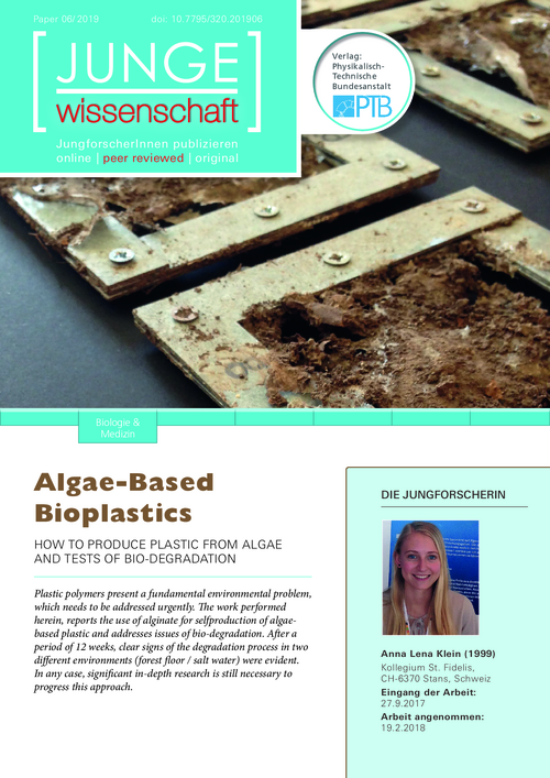 Algae-Based Bioplastics, How to produce plastic from algae and tests of bio-degradation
