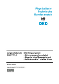 DKD-Ringvergleich: - Strömungsgeschwindigkeit - Staurohr ohne Messequipment - Kalibrierpunkte 1 m/s bis 50 m/s : Vergleichsbericht DKD-V 11-2