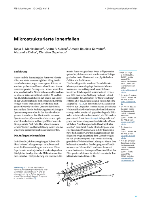 Mikrostrukturierte Ionenfallen