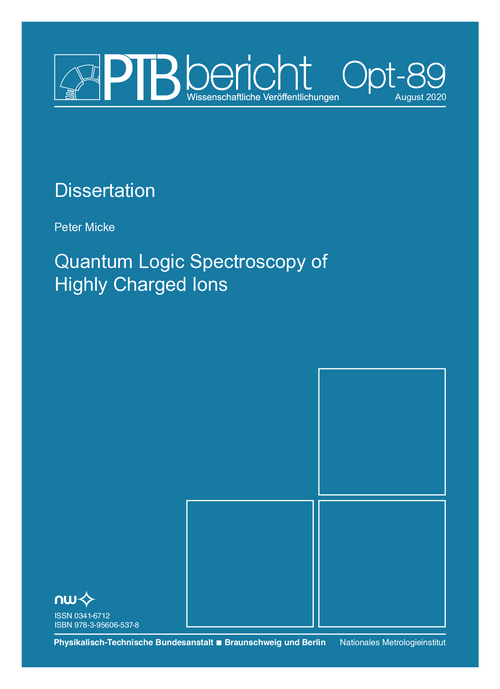 Quantum Logic Spectroscopy of Highly Charged Ions