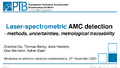 Laser spectrometric AMC detection - methods, uncertainties, metrological traceability