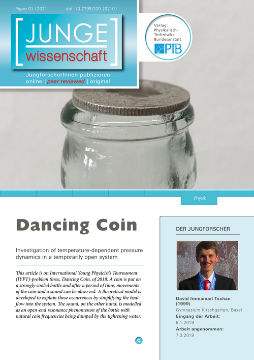 Dancing Coin, Investigation of temperature-dependent pressure dynamics in a temporarily open system