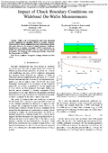 Impact of Chuck Boundary Conditions on Wideband On-Wafer Measurements