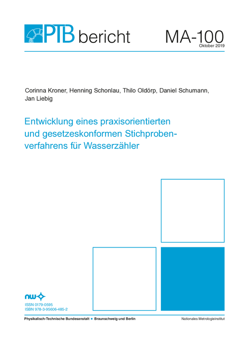 Entwicklung eines praxisorientierten und gesetzeskonformen Stichprobenverfahrens für Wasserzähler