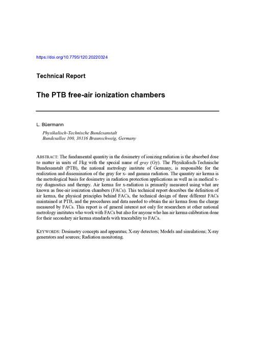 The PTB free-air ionization chambers