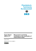 Measurement uncertainty contribution in the quantisation of measurement values : Expert Report DKD-E 13-1