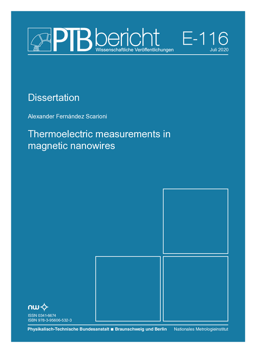 Thermoelectric measurements in magnetic nanowires