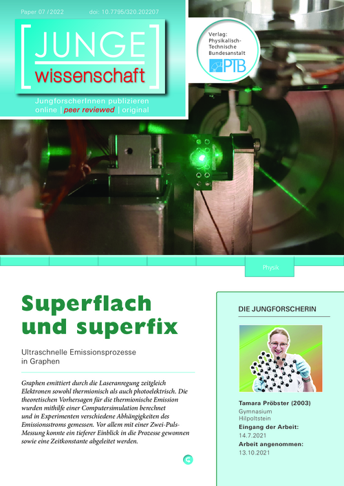 Superflach und superfix, Ultraschnelle Emissionsprozesse in Graphen