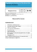 Technische Richtlinien. Messgeräte für Gas. G 19 „Wasserstoff im Gasnetz“. Ausgabe Februar 2023