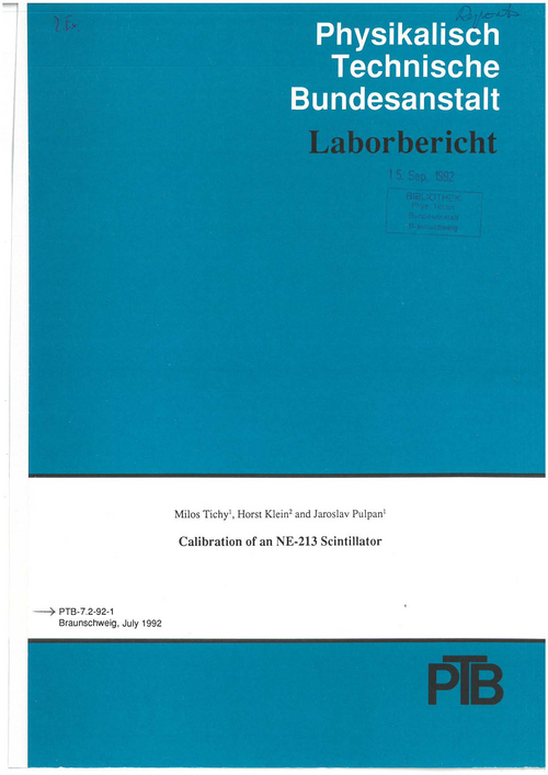 Calibration of an NE-213 Scintillator