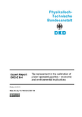 Tip replacement in the calibration of piston-operated pipettes – economic and environmental implications : Expert report DKD-E 8-4