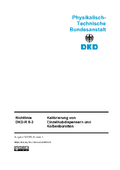Kalibrierung von Einzelhubdispensern und Kolbenbüretten : Richtlinie DKD-R 8-3 Revision 1