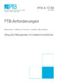 PTB-Anforderungen 12.08 „Weg-Zeit-Messgeräte mit Induktionsschleifen“. Ausgabe April 2024