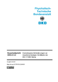 Gemeinsame Anforderungen an maschinenlesbare Zertifikate der ISO 17000 Reihe : Expertenbericht DKD-E 0-2