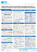 Prispectemp Project in Progress: New Measurements of A-Band of Oxygen in Pure Gas and Mixtures with Nitrogen