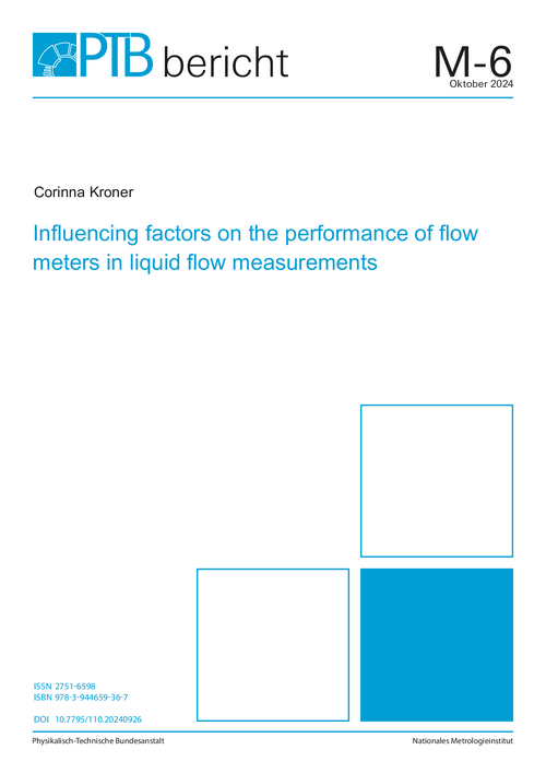 Influencing factors on the performance of flow meters in liquid flow measurements