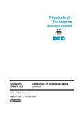 Calibration of force measuring devices : Guideline DKD-R 3-3, Revision 1