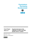 Experimental study on the calibration of piston-operated pipettes with air cushion : Expert Report DKD-E 8-1