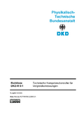 Technische Kompetenzbereiche für Vergleichsmessungen : Richtlinie DKD-R 0-1