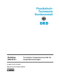 Technische Kompetenzbereiche für Vergleichsmessungen : Richtlinie DKD-R 0-1