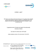 D6: Paper on the status and future direction for CH4 isotope measurements and use of atmospheric transport modelling in verifying Europe’s CH4 emissions and informing policy decisions to 2050 submitted to a peerreviewed journal