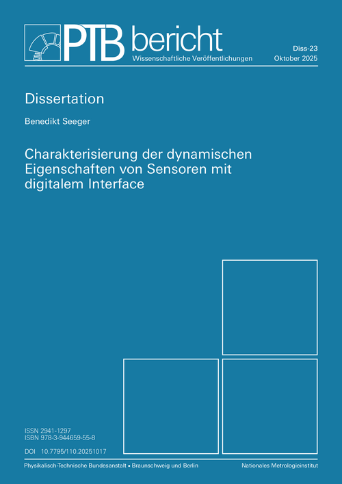 Charakterisierung der dynamischen  Eigenschaften von Sensoren mit  digitalem Interface