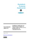 Spezifische Empfehlungen zur harmonisierten Erstellung von Digitalen Kalibrierscheinen (DCCs) für Messgrößen der Laboratoriumsmedizin : Expertenbericht DKD-E 12-1