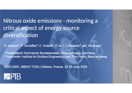 Nitrous oxide emissions - monitoring a critical aspect of energy source diversification