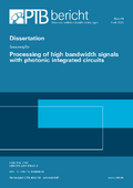 Processing of high bandwidth signals with photonic integrated circuits