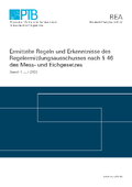 Ermittelte Regeln und Erkenntnisse des Regelermittlungsausschusses nach § 46 des Mess- und Eichgesetzes